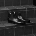 JOHN LOBB (ジョンロブ) LAWRY (ローリー) 8695 Chelsea Boots Black Calf ブラックカーフレザー チェルシーブーツ BLACK (ブラック) Made In England (イギリス製) 2024のイメージ