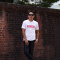 FIXER (フィクサー) FTS-02 FIXER Print Crew Neck T-shirt プリント Tシャツ WHITE × RED (ホワイト×レッド)  【ご予約受付中】【2024.6.03(Mon)～2024.6.16(Sun)】のイメージ