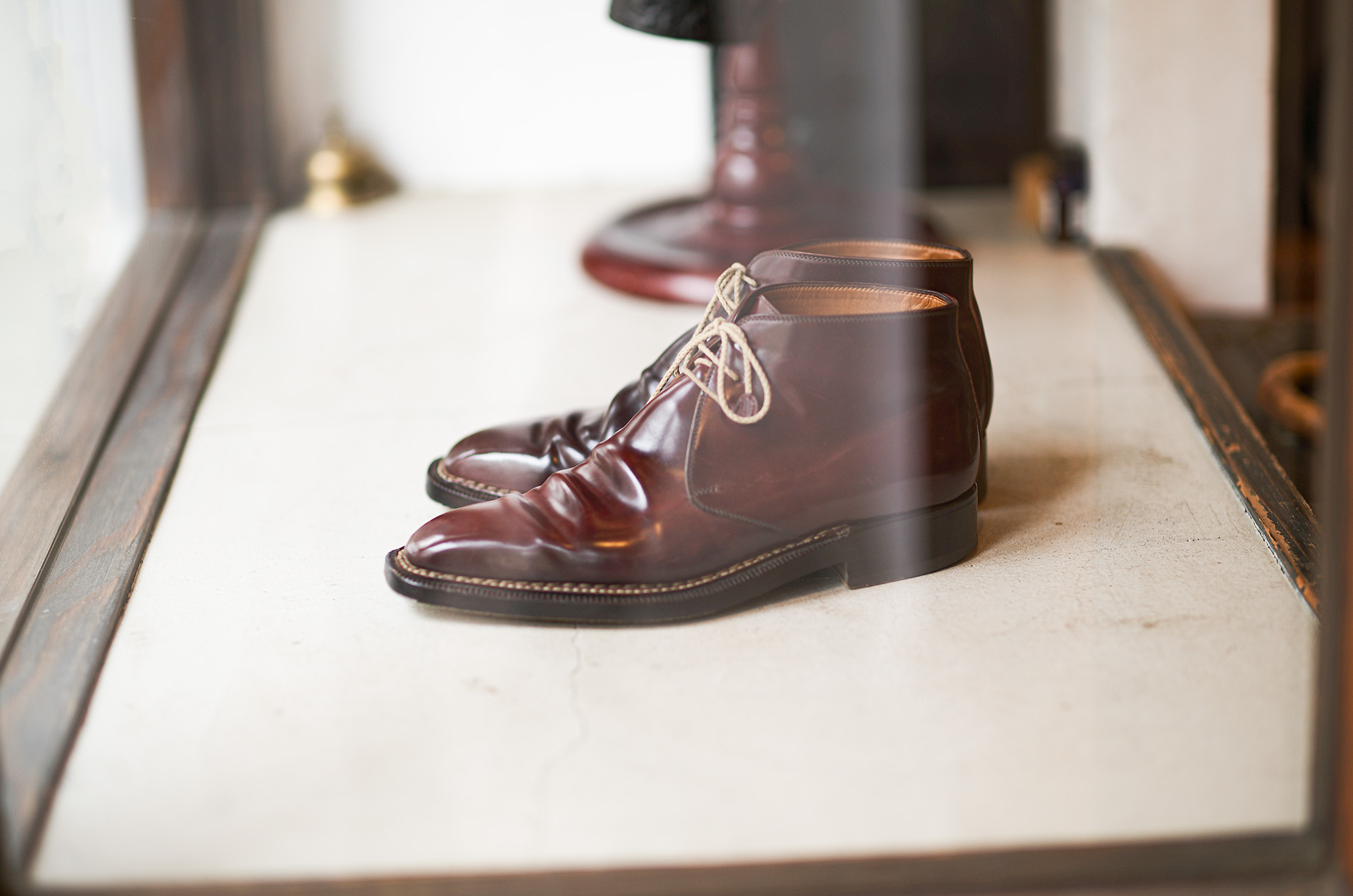 ENZO BONAFE(エンツォボナフェ) ART.3722 Chukka boots チャッカブーツ Horween Shell Cordovan Leather ホーウィン社 シェルコードバンレザー ノルベジェーゼ製法 チャッカブーツ コードバンブーツ No.8(バーガンディー)  made in italy (イタリア製) 2022 愛知 名古屋 Alto e Diritto アルト エ デリット エンツォボナフェ コードバン チャッカ　5.5,6,6.5,7,7.5,8,8.5,9,9.5