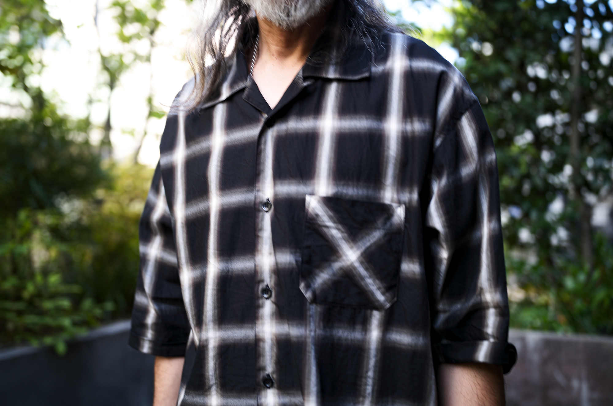 ISAMU KATAYAMA BACKLASH "2154-01" TRUE COLORS WESTERN CHECK SHIRTS BLACK 2025春夏 【ご予約開始】 イサムカタヤマバックラッシュ ウエスタン 半袖 チェックシャツ ブラック 愛知 名古屋 Alto e Diritto altoediritto アルトエデリット