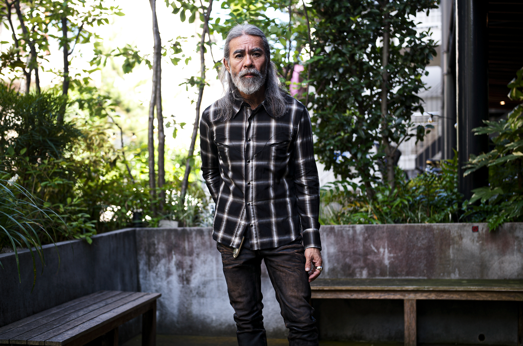 ISAMU KATAYAMA BACKLASH "2154-02" TRUE COLORS WESTERN CHECK SHIRTS BLACK 2025春夏 【ご予約開始】 イサムカタヤマバックラッシュ ウエスタン チェックシャツ ブラック 愛知 名古屋 Alto e Diritto altoediritto アルトエデリット