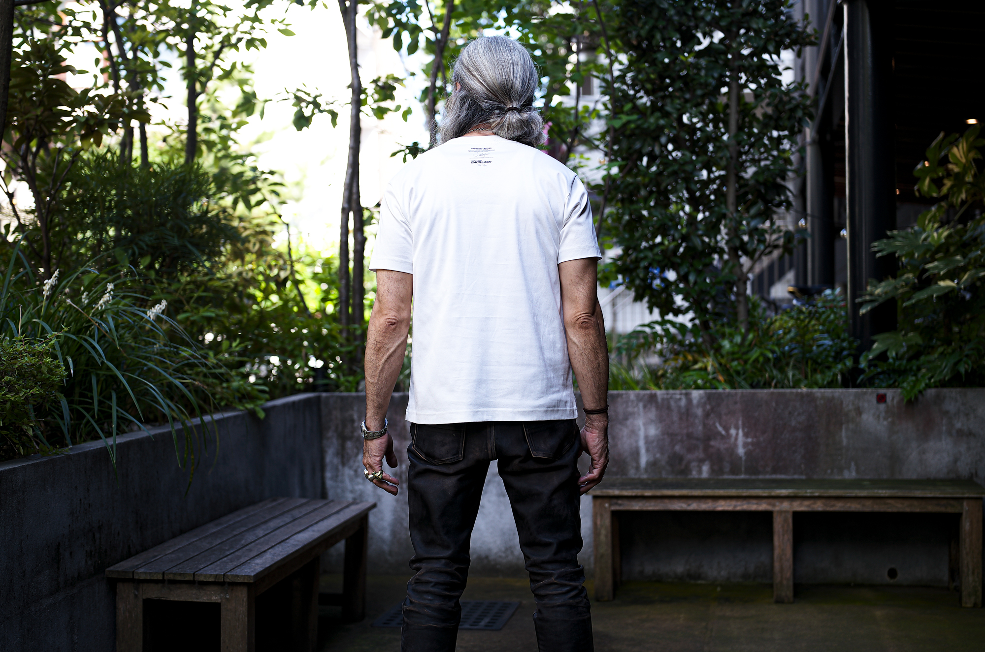 ISAMU KATAYAMA BACKLASH The Line "T-268" Crew Neck T-shirt WHITE 2025春夏 【ご予約開始】 イサムカタヤマバックラッシュ クルーネックTシャツ スーピマコットン 半袖Tシャツ ホワイト 愛知 名古屋 Alto e Diritto altoediritto アルトエデリット