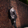 Balvenie Wilhelm (バルヴェニー ヴィルヘルム) No.04 LEATHER SHIRTS 925 SILVER (ナンバーゼロフォー レザーシャツ 925シルバー) COW LEATHER (カウレザー) レザー シャツ ジャケット BLACK (ブラック) Made In England (イギリス製) 【ご予約受付中】のイメージ