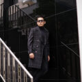 Balvenie Wilhelm (バルヴェニー ヴィルヘルム) No.09 DOUBLE BREASTED POLO COAT 925 SILVER (ナンバー ナイン ダブルブレスト ポロコート 925シルバー) チェック ポロコート GRAY (グレー)のイメージ