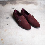 ENZO BONAFE "ART.EB-44" SLIP ON SUPER BUCK BORDEAUX 2024 エンツォボナフェ スリップオン スーパーバック ボルドー 愛知 名古屋 Alto e Diritto altoediritto アルトエデリット オーダー会 受注会