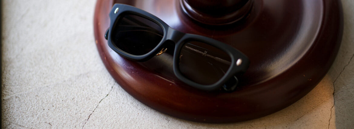 FIXER × CASABLANCA SPECTACLES “SUBPOP” ACETATE FLAME 925 SILVER “MATTE BLACK × BLACK SMOKE LENS” 2024のイメージ