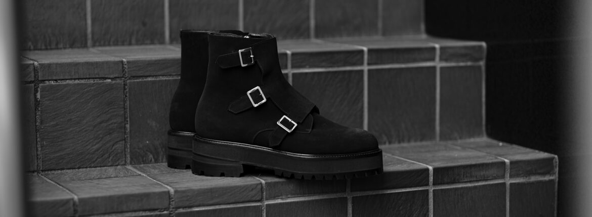 FIXER FBT-01 TRIPLE STRAP BOOTS BLACK SUEDE フィクサー トリプルストラップブーツ ブラック スエード 愛知 名古屋 Alto e Diritto altoediritto アルトエデリット