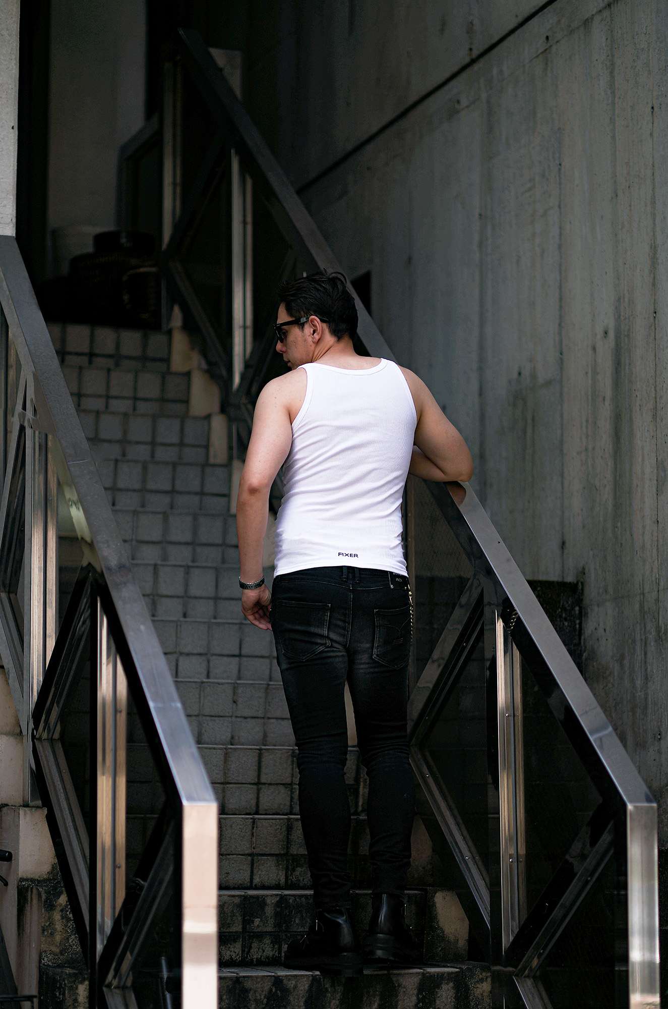 FIXER (フィクサー) FTT-00 Tank Top タンクトップ WHITE (ホワイト)  愛知 名古屋 Alto e Diritto altoediritto アルトエデリット