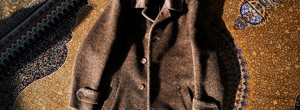 ISAIA “MADE TO MEASURE” CAPPOTTO “DORMEUIL ALPACA” LEOPARD 2024のイメージ