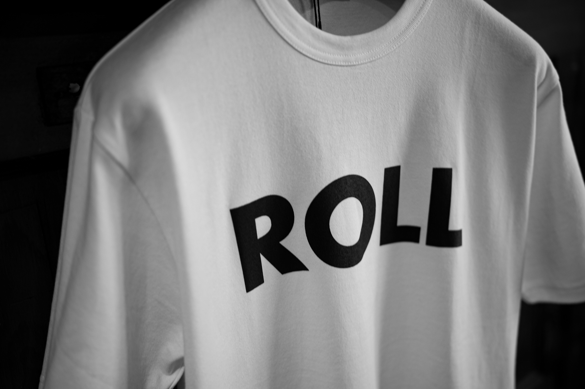 ROLL ロール baba　東京都渋谷区猿楽町2-12 相野谷ビル 205号 馬場康治 ROLL ロゴTシャツ LOGO TEE ホワイト ブラック WHITE BLACK 愛知 名古屋 Alto e Diritto altoediritto アルトエデリット