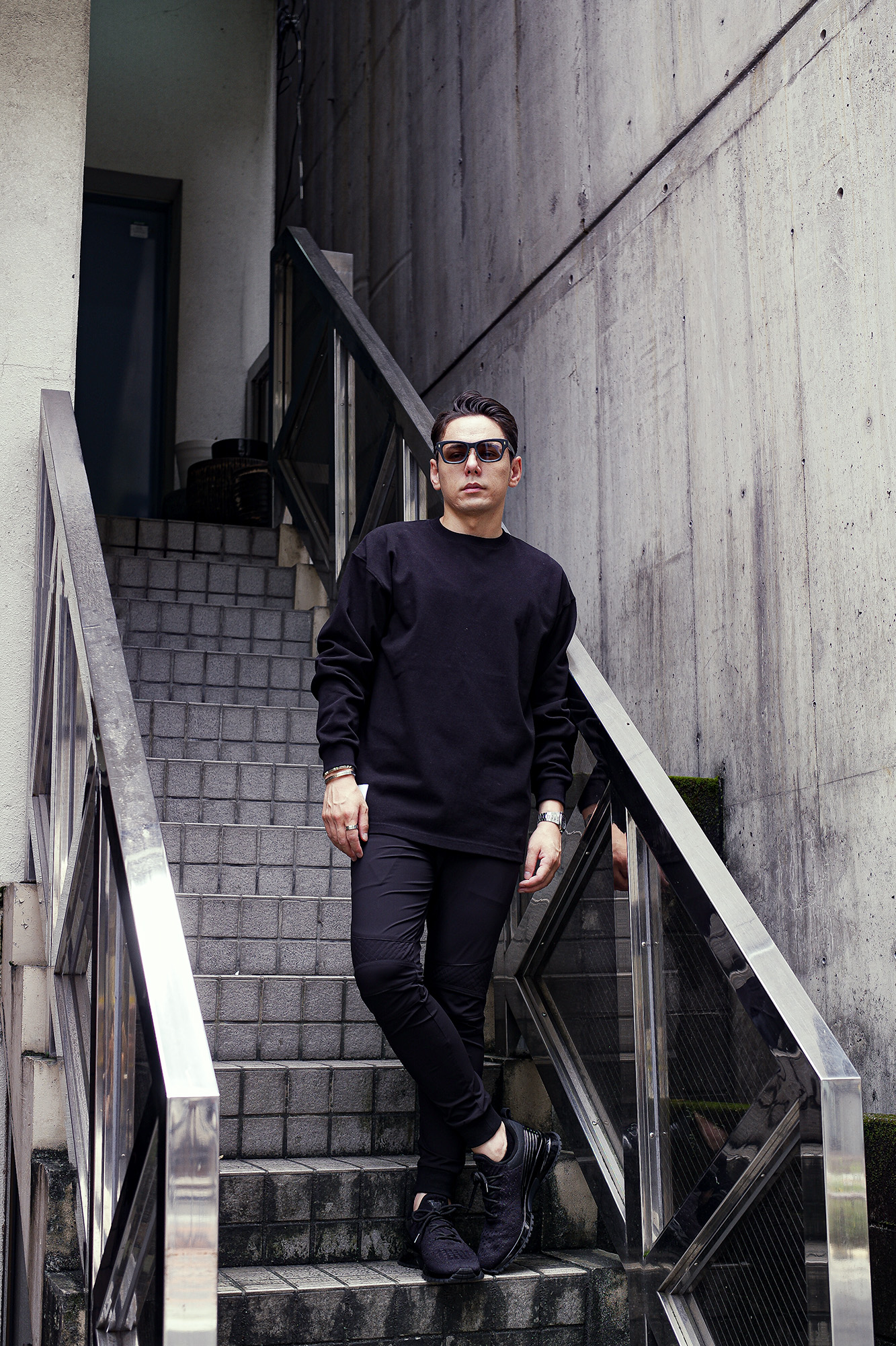 Volturno (ヴォルトゥルノ) Heavy oz Long sleeve Tshirt ヘビーオンス ルーズフィット ロング Tシャツ BLACK (ブラック) 愛知 名古屋 Alto e Diritto altoediritto アルトエデリット