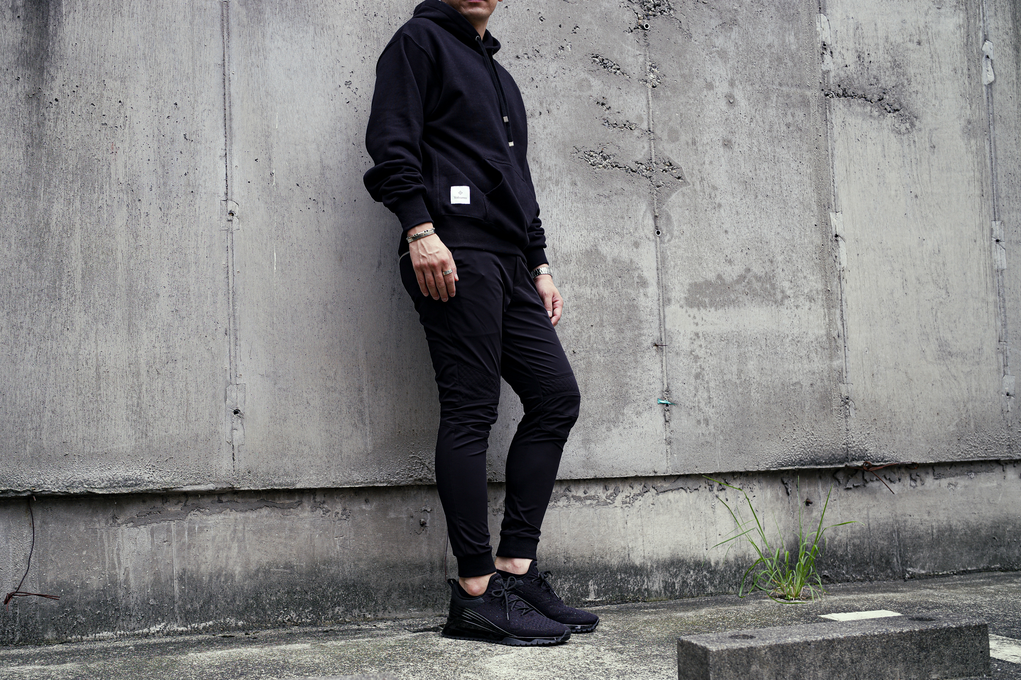 Volturno (ヴォルトゥルノ) Stretch Nylon Back Slim Biker Rib Pants ストレッチ ナイロン バイカー リブパンツ BLACK (ブラック) 2024春夏新作 【発売開始】愛知 名古屋 Alto e Diritto altoediritto アルトエデリット