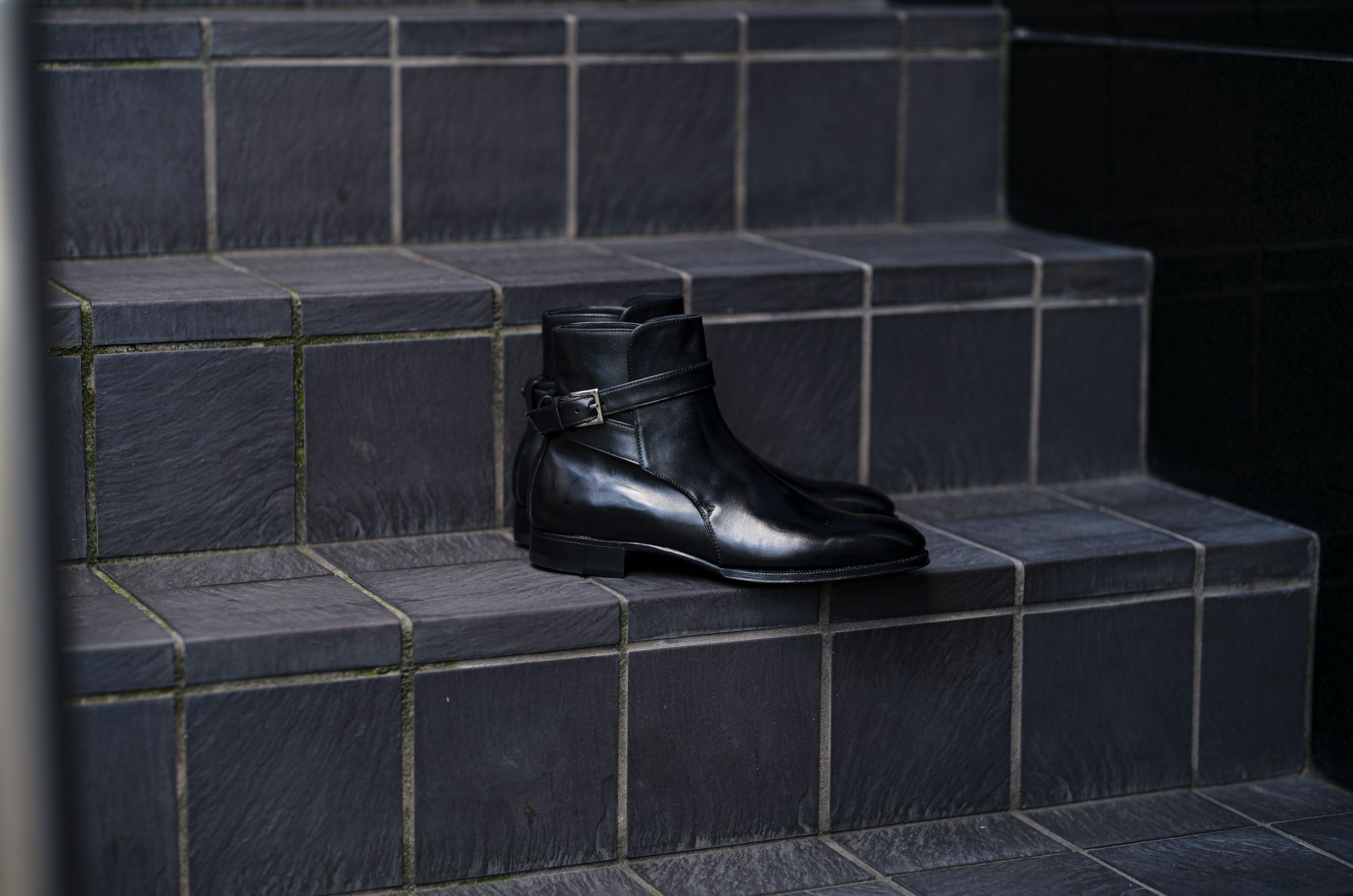 ENZO BONAFE エンツォボナフェ ART.EB-13 Jodhpur Boots Du Puy Vitello デュプイ社ボックスカーフ ジョッパーブーツ NERO (ブラック) made in italy イタリア製 2024秋冬 愛知 名古屋 altoediritto アルトエデリット ブーツ レザーブーツ enzobonafe EB13