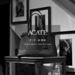 【ACATE / アカーテ・オーダー会開催 / 2024.10.26(sat)-2024.10.27(sun)】 ACATE × cuervo bopoha (アカーテ × クエルボ ヴァローナ) バック BAG KARIF (カリフ) Montblanc leather (モンブランレザー) トートバッグ レザーバッグ GHIBLI (ギブリ) Shrink leather (シュリンクレザー) シュリンクカーフ トートバッグ レザーバッグ 愛知 名古屋 Alto e Diritto altoediritto アルトエデリット