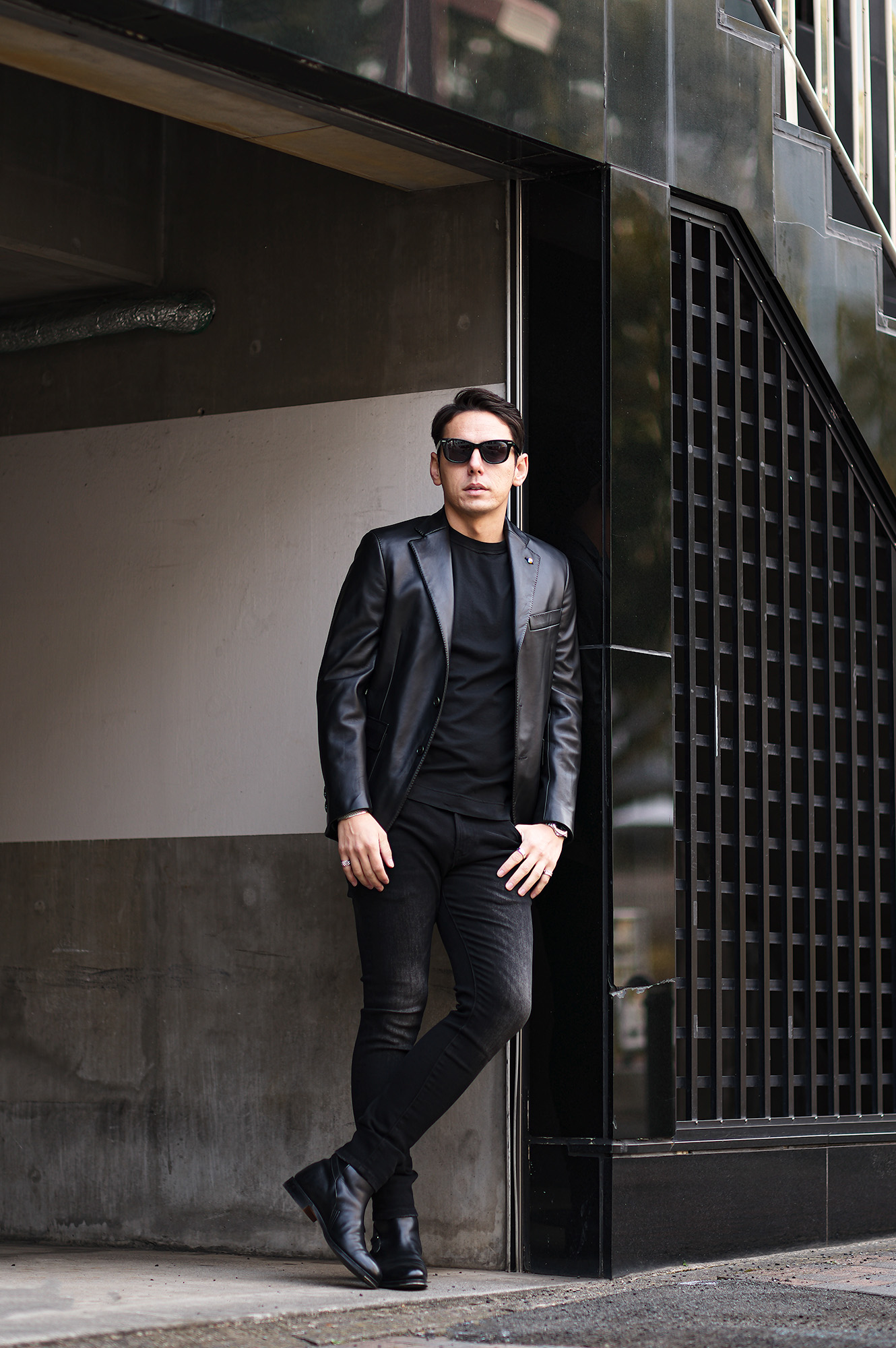 BELVEST (ベルベスト) 3B LAMB NAPPA LEATHER SINGLE JACKET 2PATCH ラムナッパレザー ジャケット BLACK (ブラック) Made in italy (イタリア製) 2023秋冬新作 【入荷しました】【フリー分発売開始】愛知 名古屋 Alto e Diritto altoediritto アルトエデリット