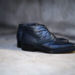 ENZO BONAFE ART.3722 Chukka boots Lizard Leather "BLUE" エンツォボナフェ リザード エキゾチックレザー チャッカブーツ 愛知 名古屋 Alto e Diritto altoediritto アルトエデリット