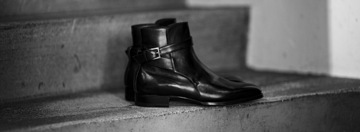 ENZO BONAFE エンツォボナフェ ART.EB-13 Jodhpur Boots Du Puy Vitello デュプイ社ボックスカーフ ジョッパーブーツ NERO (ブラック) made in italy イタリア製 2024秋冬 愛知 名古屋 altoediritto アルトエデリット ブーツ レザーブーツ enzobonafe EB13