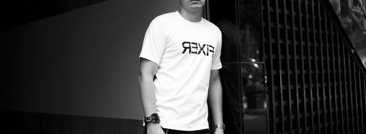 FIXER (フィクサー) FTS-10 Reverse Print T-shirt リバースプリント Tシャツ WHITE (ホワイト) 【ご予約開始】【2024.10.04(Fri)～2024.10.20(Sun)】愛知 名古屋 Alto e Diritto altoediritto アルトエデリット