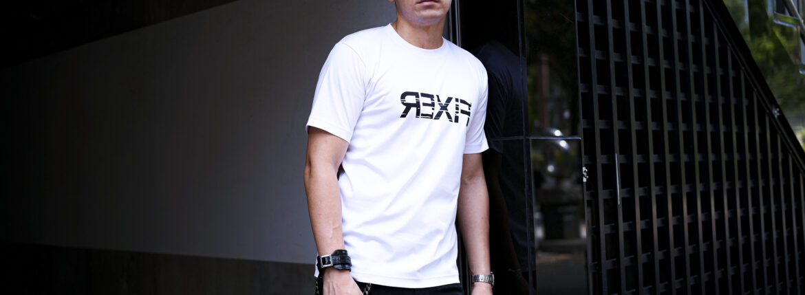 FIXER (フィクサー) FTS-10 Reverse Print T-shirt リバースプリント Tシャツ WHITE (ホワイト) 【ご予約開始】【2024.10.04(Fri)～2024.10.20(Sun)】愛知 名古屋 Alto e Diritto altoediritto アルトエデリット