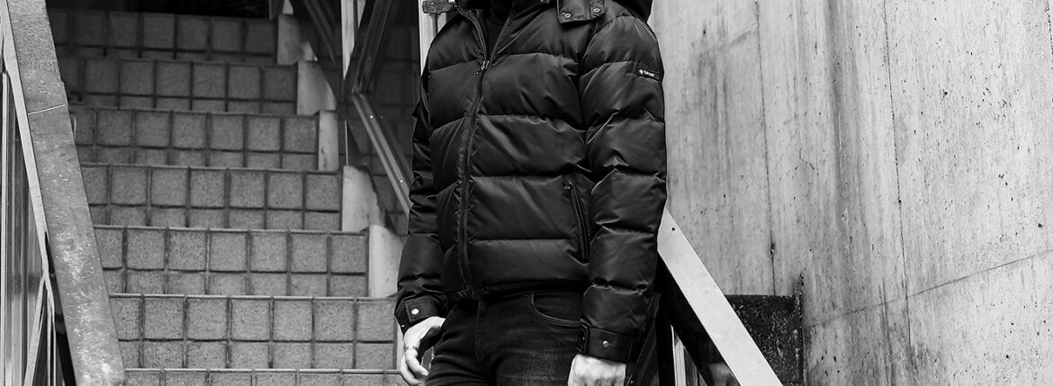 Volturno (ヴォルトゥルノ) Nylon Down Jacket ナイロン ダウンジャケット BLACK (ブラック) 愛知 名古屋 Alto e Diritto altoediritto アルトエデリット