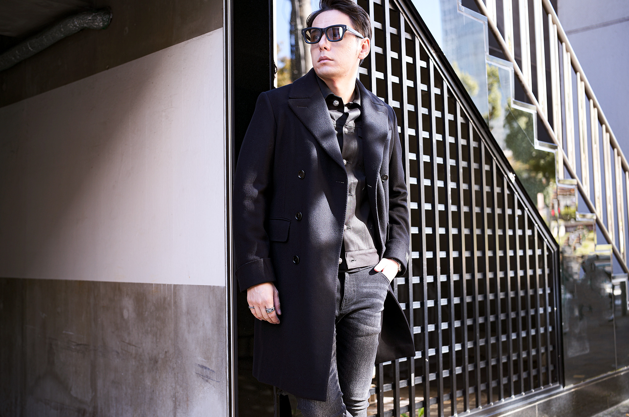 BELVEST (ベルベスト) NEW CLASSIC POLO COAT ニュークラシック ポロコート Vintage Wool ヴィンテージウール ポロコート BLACK (ブラック) Made in italy (イタリア製) 2024秋冬新作 【入荷しました】【フリー分発売開始】愛知 名古屋 Alto e Diritto altoediritto アルトエデリット