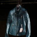 TOM FORD GRAIN LEATHER ZIP BIKER “DARK TEAL” 2024AWのイメージ