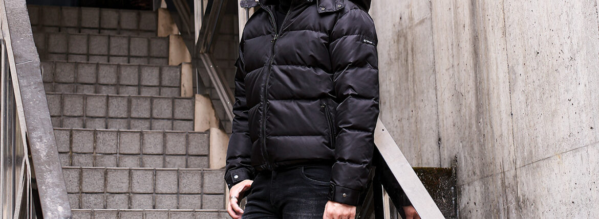 Volturno (ヴォルトゥルノ) Nylon Down Jacket ナイロン ダウンジャケット BLACK (ブラック) 【入荷しました】【フリー分発売開始】のイメージ