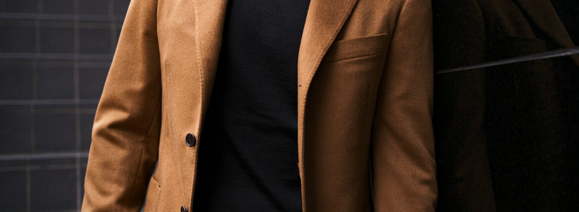 BELVEST(ベルベスト) JACKET IN THE BOX (ジャケットインザボックス) CASHMERE カシミヤ ジャケット CAMEL (キャメル・001) Made in italy (イタリア製) 2024秋冬 【ご予約受付中】 愛知 名古屋 Alto e Diritto altoediritto アルトエデリット カシミヤジャケット 限定