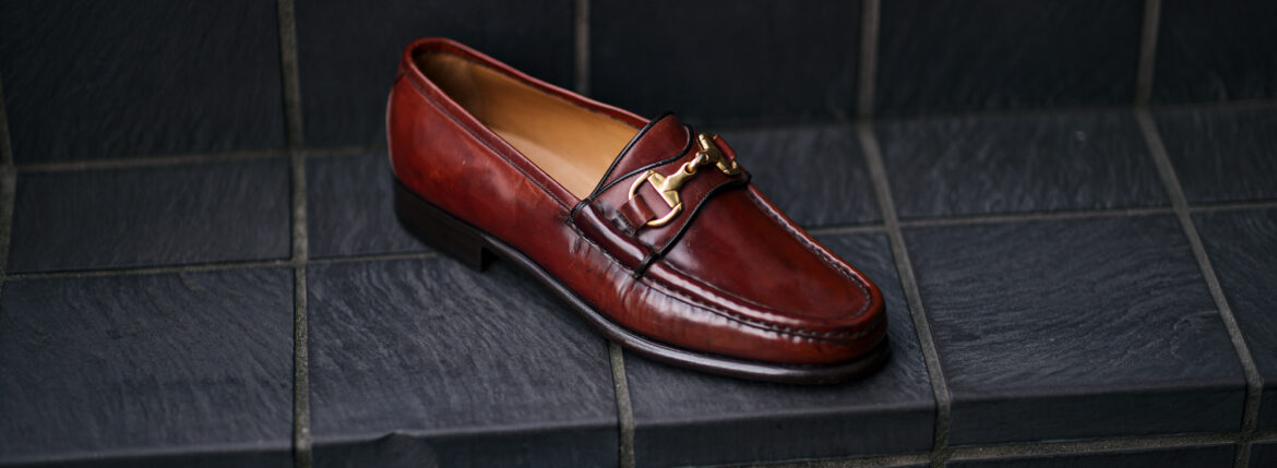 ENZO BONAFE “ART.2695V/C” Horse Bit Loafer CORDOVAN No.8のイメージ