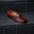 ENZO BONAFE “ART.2695V/C” Horse Bit Loafer CORDOVAN No.8のイメージ