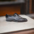 ENZO BONAFE “ART.3932” Single Monk Strap Shoes BETIS NEROのイメージ