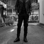 PRISONER (プリズナー) ID1115 SLIM TAPERED CARGO PANTS 925 SILVER (ID1115 スリム テーパード カーゴパンツ 925シルバー) ストレッチ カーゴパンツ BLACK (ブラック・02) 愛知 名古屋 Alto e Diritto altoediritto アルトエデリット