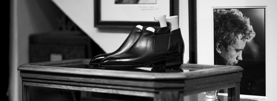 Yohei Fukuda "MTO" Short Chelsea Boot Wild Grain Leather Black 2025 　ヨウヘイフクダ ショート チェルシーブーツ ワイルドグレインレザー ブラック 2025年 愛知 名古屋 Alto e Diritto altoediritto アルトエデリット