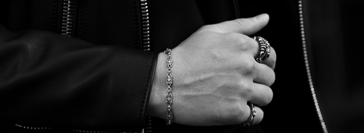 Balvenie Wilhelm (バルヴェニー ヴィルヘルム) CAVALIER BRACELET 925 SILVER WHITE DIAMOND キャバリエ ブレスレット SILVER WHITE DIAMOND (シルバー × ホワイトダイヤモンド) Made In England (イギリス製)のイメージ