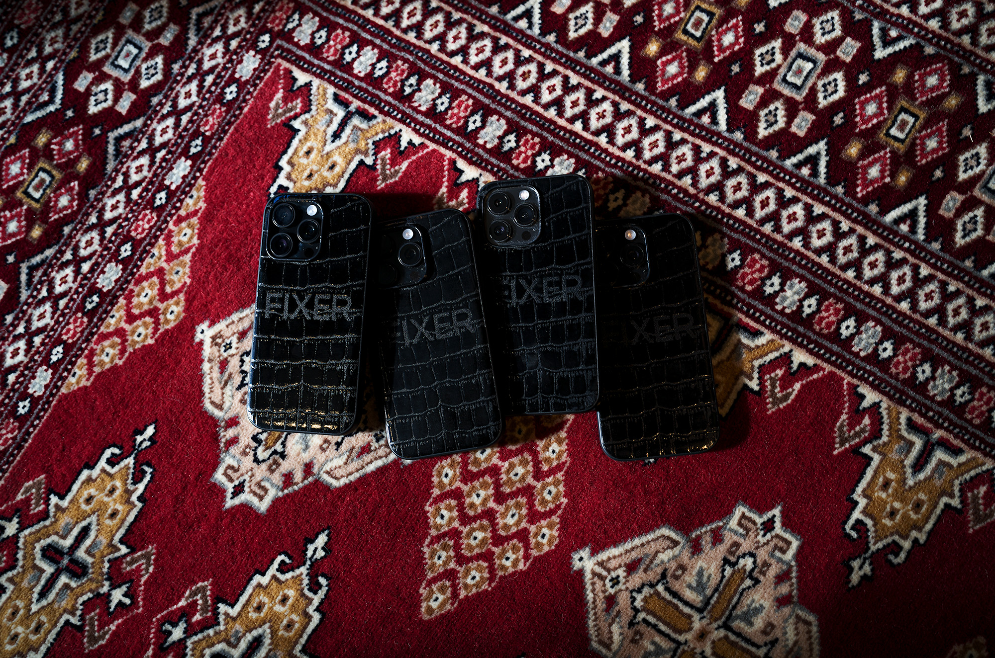 FIXER Crocodile iPhone Case ALL BLACK フィクサー クロコダイル オールブラック 愛知　名古屋 Alto e Diritto altoediritto アルトエデリット