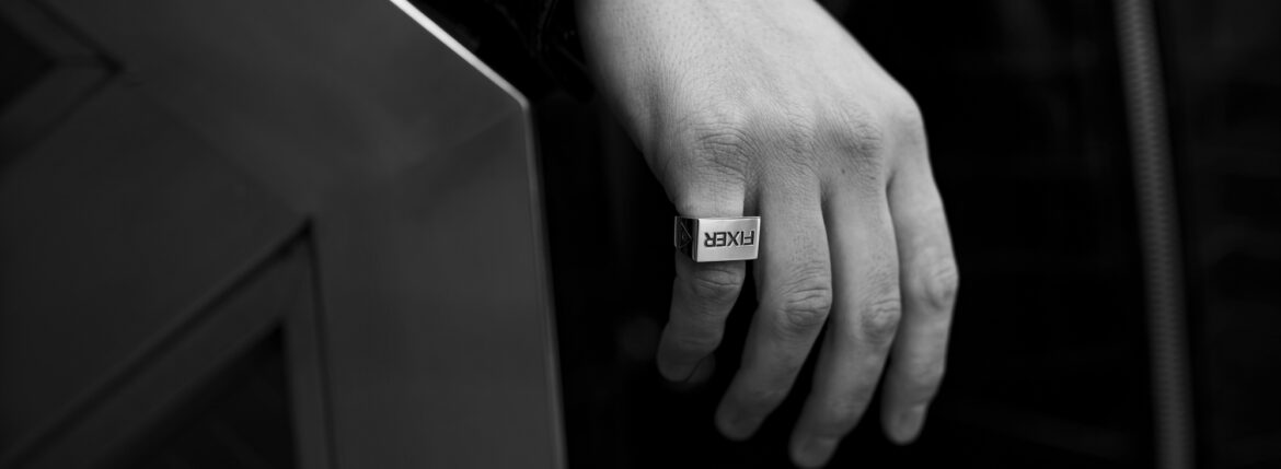 FIXER FIXER SIGNET RING 925 STERLING SILVER FIXER(フィクサー) FIXER SIGNET RING 925 STERLING SILVER (925 スターリングシルバー) シグネットリング SILVER (シルバー) 愛知　名古屋 Alto e Diritto altoediritto アルトエデリット シルバーリング