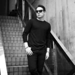 RIVORA For Alto e Diritto RIVORA (リヴォラ) Alashan Cashmere Long Sleeves Knit T-Shirts アラシャン カシミア ロングスリーブ Tシャツ BLACK (ブラック・010) MADE IN JAPAN (日本製) 2025 愛知 名古屋 Alto e Diritto altoediritto アルトエデリット