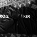 ROLL × FIXER FTS-12 “ROLL” Logo Print T-shirt BLACK /// ROLL × FIXER FTS-12 “FIXER” Logo Print T-shirt BLACKのイメージ