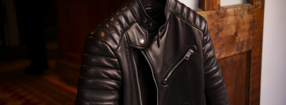 TOM FORD /// LEATHER ICON BIKER BLACK トムフォード レザーアイコンバイカー ブラック 愛知 名古屋 Alto e Diritto altoediritto アルトエデリット ダブルライダース