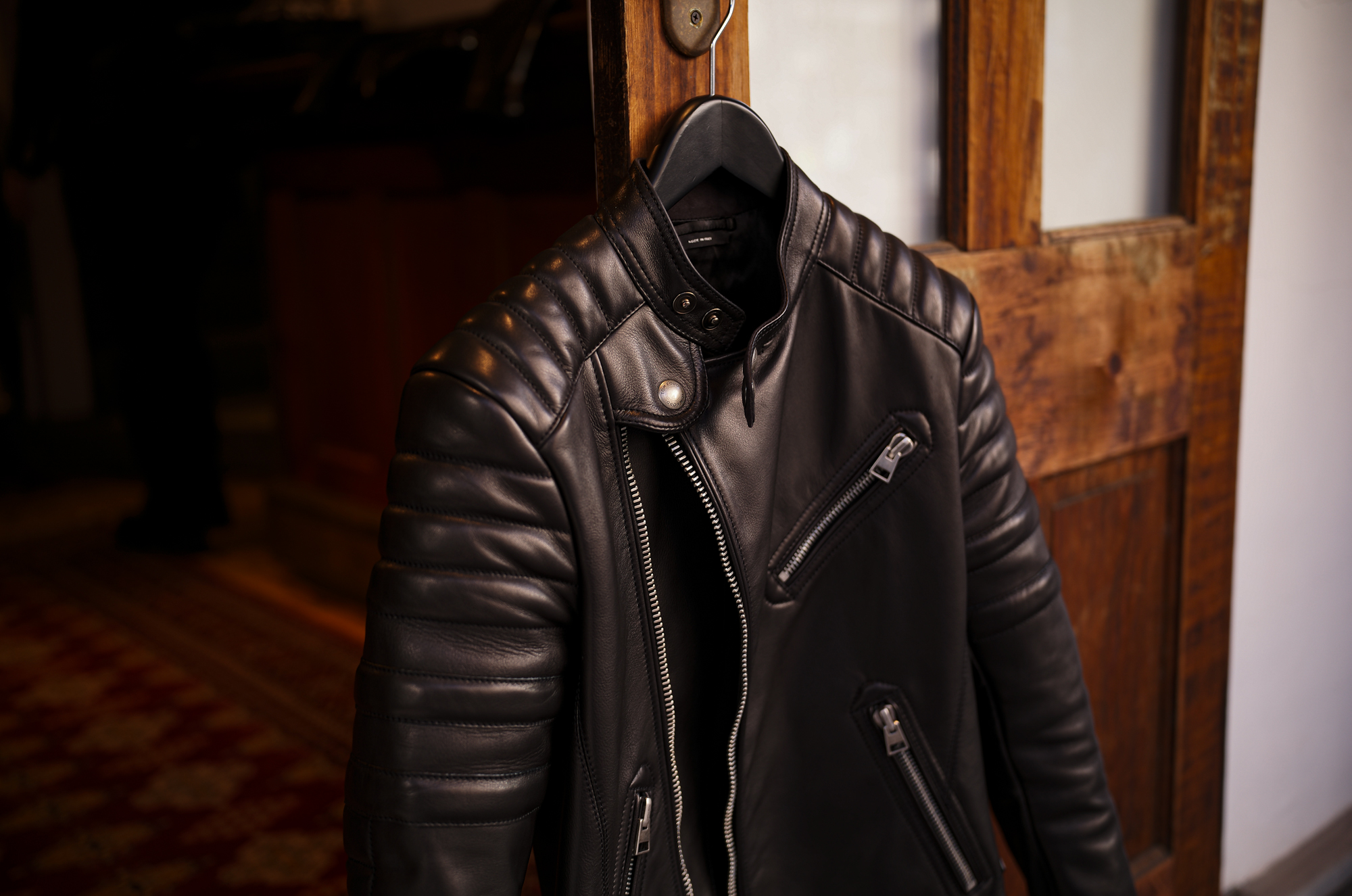 TOM FORD /// LEATHER ICON BIKER BLACK トムフォード レザーアイコンバイカー ブラック 愛知 名古屋 Alto e Diritto altoediritto アルトエデリット ダブルライダース