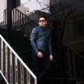 TOM FORD (トムフォード) NAPPA GRAIN LEATHER ZIP BIKER (ナッパ グレイン レザー ジップ バイカー) ラムレザー セミダブル ライダース ジャケット DARK TEAL (ダークティール) Made in italy (イタリア製)のイメージ