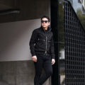 Balvenie Wilhelm (バルヴェニー ヴィルヘルム) No.15 A-1 TYPE BLOUSON 925 SILVER (A-1 タイプ ブルゾン 925シルバー) フライトジャケット BLACK (ブラック) 【ご予約受付中】のイメージ