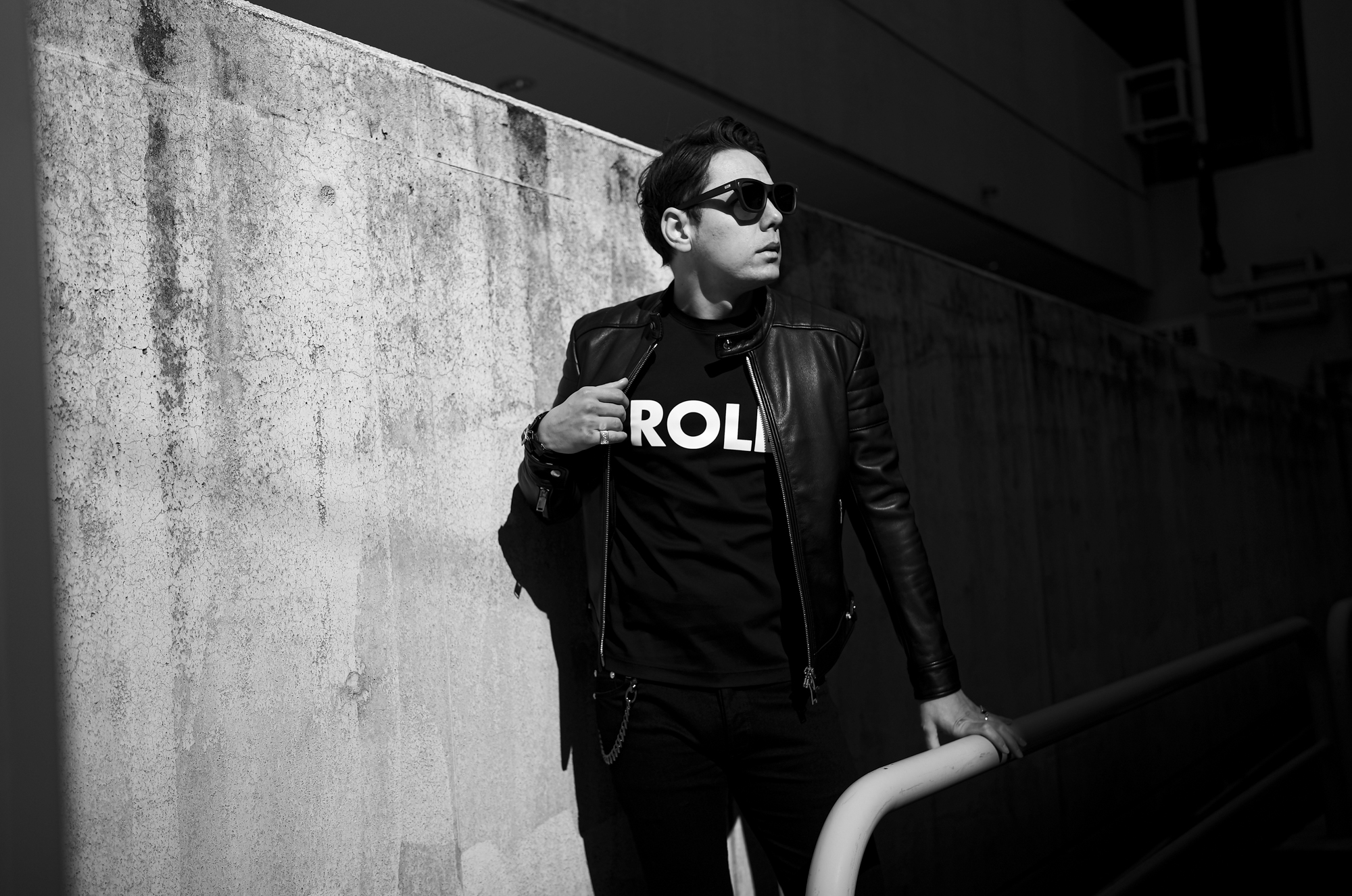 ROLL × FIXER FTS-12 "ROLL" Logo Print T-shirt BLACK ロウル ロール フィクサー ロゴプリント ブラック Tシャツ エフティーエス12 愛知 名古屋 Alto e Diritto altoediritto アルトエデリット