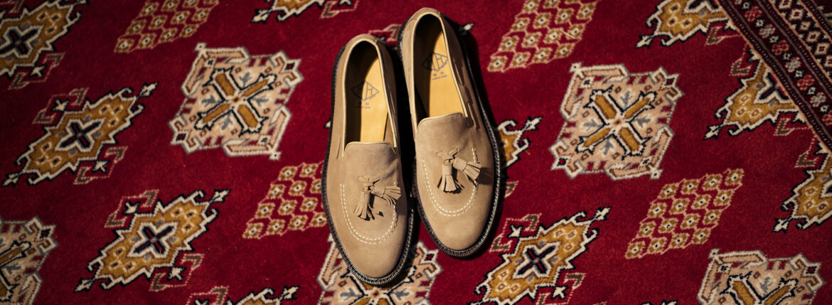 WH "WHSCT-0500S SUPER BUCK Tassel Loafer GAUCHO 2025【Size 6】 ダブルエイチ タッセルローファー ベージュ 愛知　名古屋 Alto e Diritto altoediritto アルトエデリット