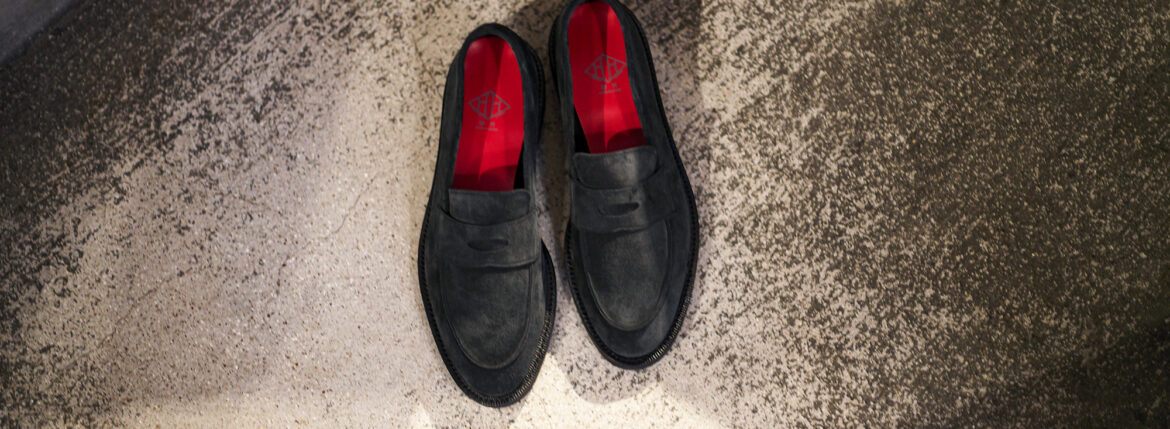 WH "WHSCT-0501S" ILCEA Coin Loafer NERO 2025 【Size 7.5】ダブルエイチ コインローファー ブラック 愛知　名古屋 Alto e Diritto altoediritto アルトエデリット