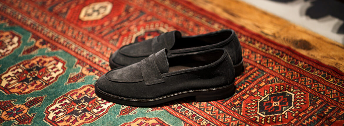 WH "WHSCT-0501S" ILCEA Coin Loafer NERO 2025 【Size 9】ダブルエイチ コインローファー ブラック 愛知　名古屋 Alto e Diritto altoediritto アルトエデリット