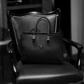 CHAMBORD SELLIER (シャンボールセリエ) LITTLE BARRIS (リトルバリス) KAMPUR LEATHER(カンプールレザー) トートバッグ レザーバッグ NOIR (ブラック) MADE IN FRANCE (フランス製) 2025秋冬 【ご予約開始】のイメージ