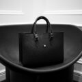 CHAMBORD SELLIER “LITTLE BARRIS” KAMPUR LEATHER TOTE BAG NOIR 2025AWのイメージ