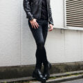 PRISONER (プリズナー) ID5511 SKINNY JEANS 925 SILVER (ID5511 スキニー ジーンズ 925シルバー) スキニー ストレッチ デニムパンツ BLACK (ブラック・02)のイメージ